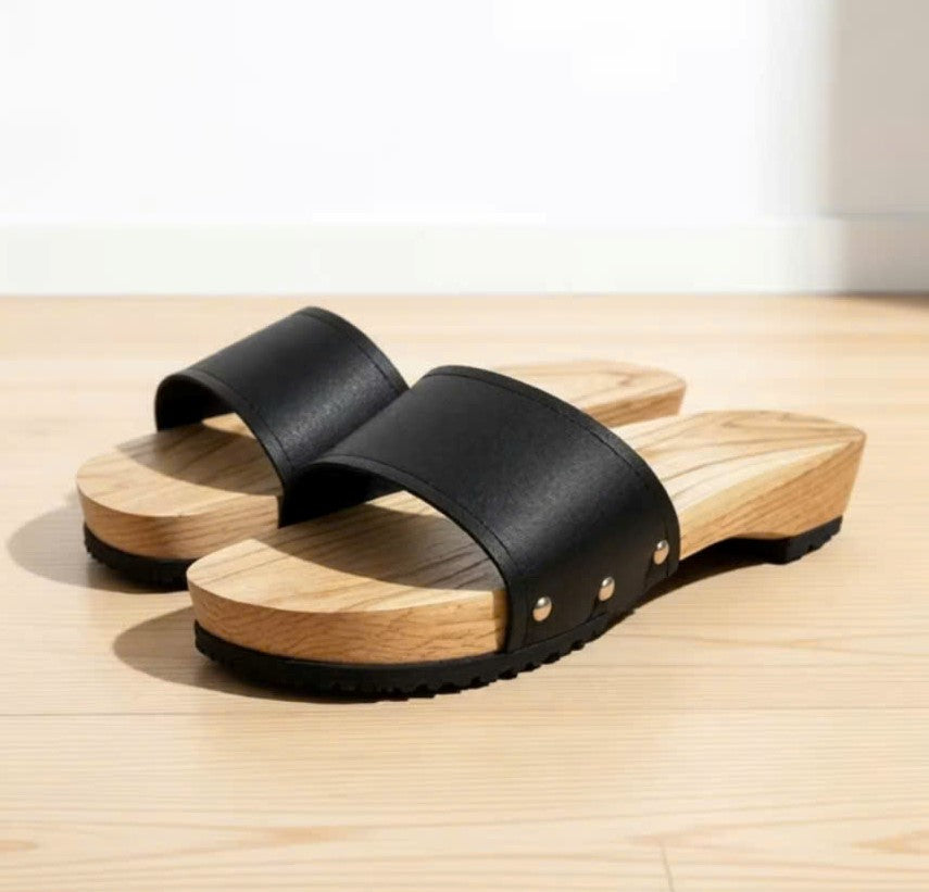Handmade Vietnamese Wooden Clogs – Traditional Sandals for Ao Dai (Vietnam's National Costume)