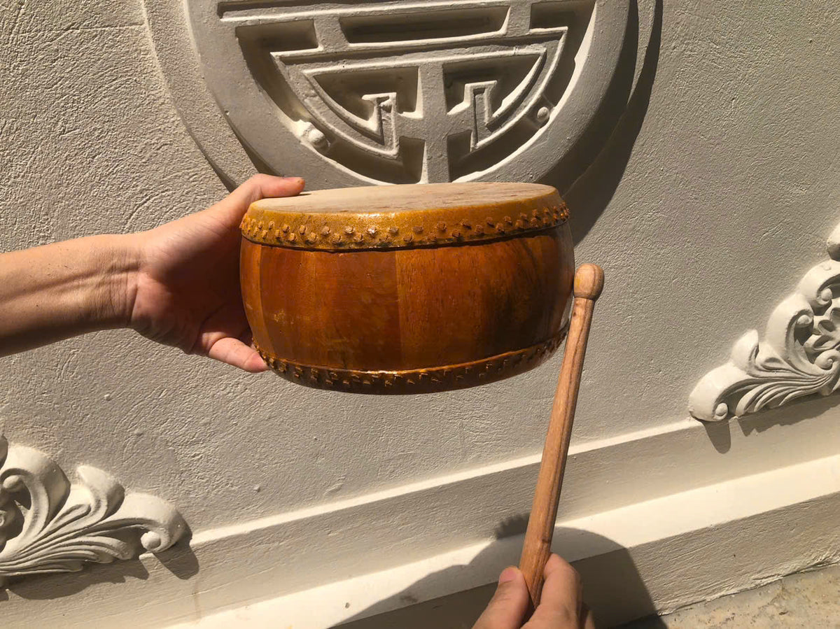 Jackfruit Wood Buffalo Hide Drum — The Powerful Voice of Vietnam