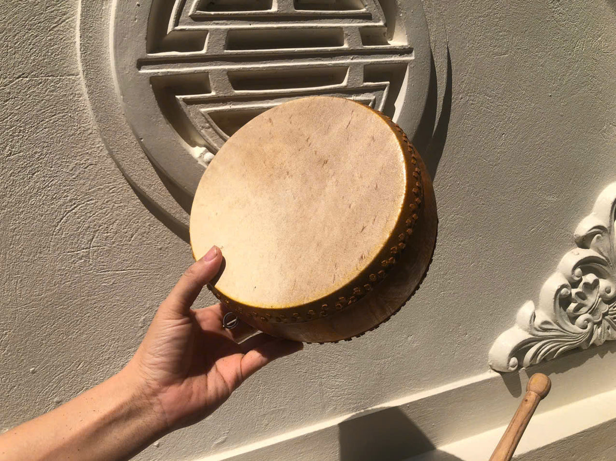 Jackfruit Wood Buffalo Hide Drum — The Powerful Voice of Vietnam
