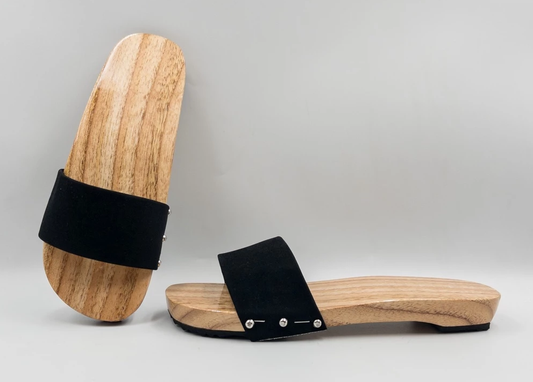 Traditional Vietnamese Wooden Clogs or Sole sisters (Guoc Moc) Sandal For Ao Dai