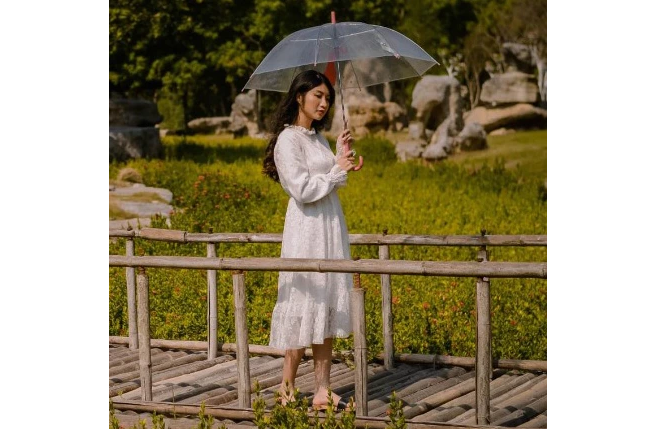 Traditional Vietnamese Wooden Clogs or Sole sisters (Guoc Moc) Sandal For Ao Dai