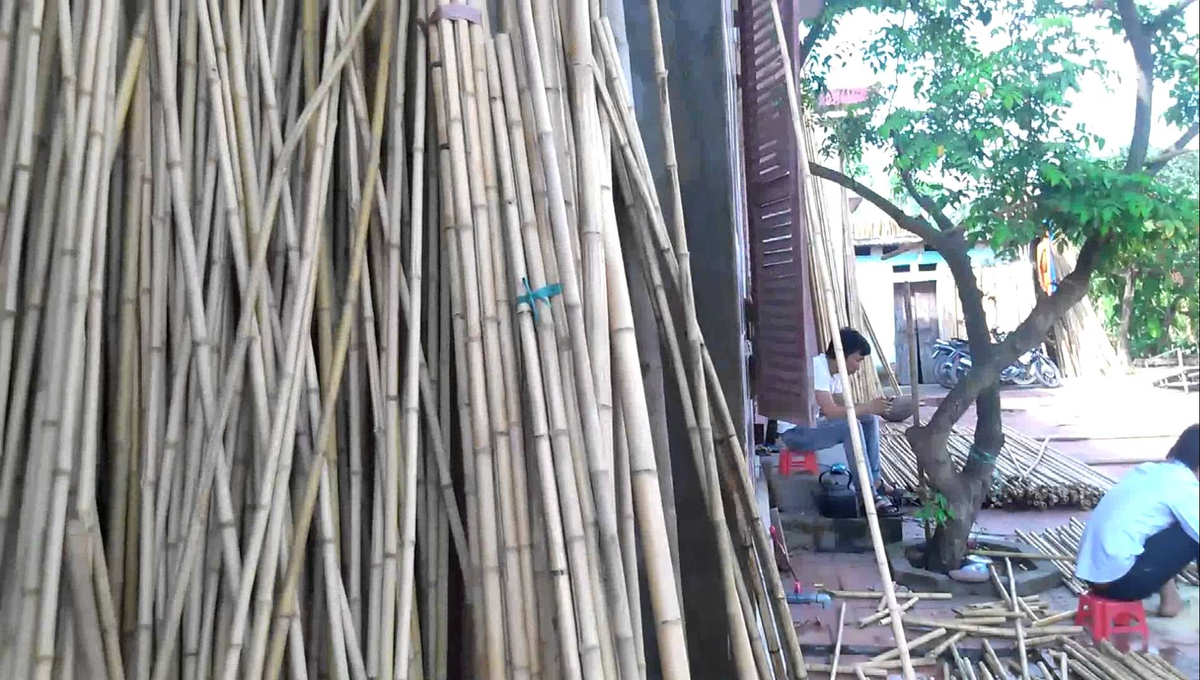 Vietnamese Double Sao Meo Flute – Smoked Bamboo Root | Traditional Vietnamese Highland Instrument