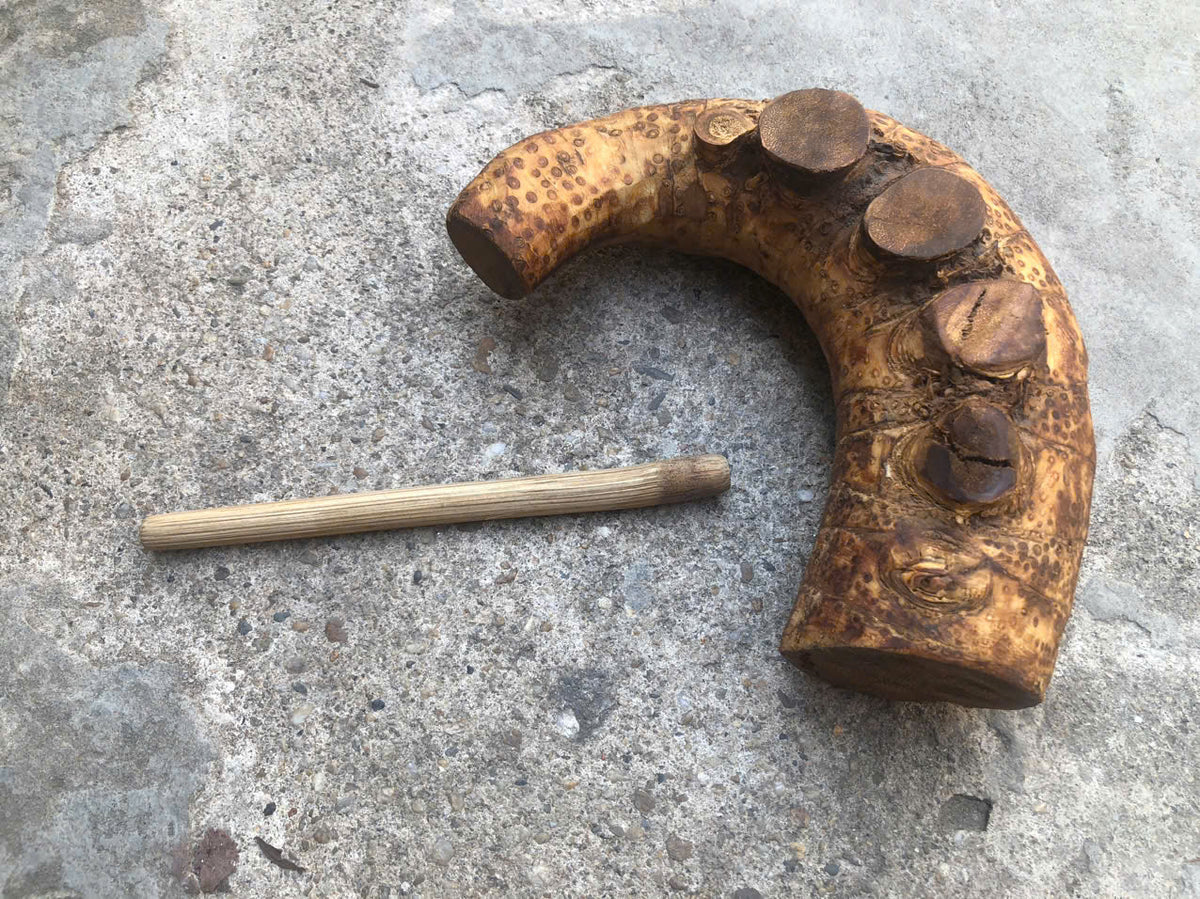 Bamboo Root Temple Woodblock — A Handcrafted Sound of Vietnam
