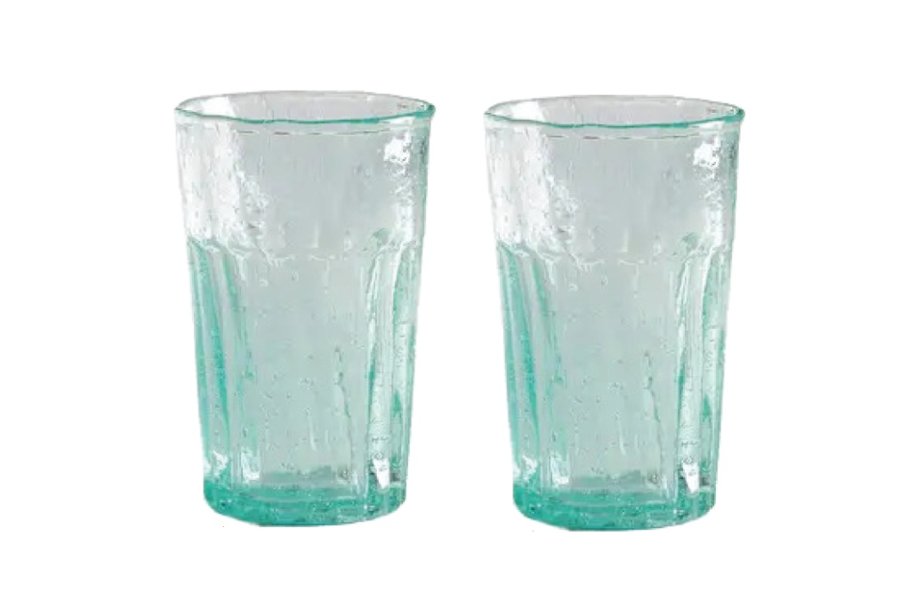 Set 02 pcs Of Glass Beer Mug, Hanoi Draft Beer Mug, Cultural Trait of Hanoian