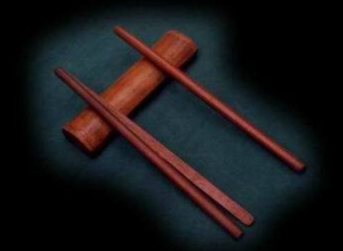 Phach Tre (Vietnamese Bamboo Clappers) & Canh (Traditional Vietnamese Small Brass Gong)