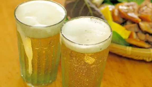 Set 02 pcs Of Glass Beer Mug, Hanoi Draft Beer Mug, Cultural Trait of Hanoian