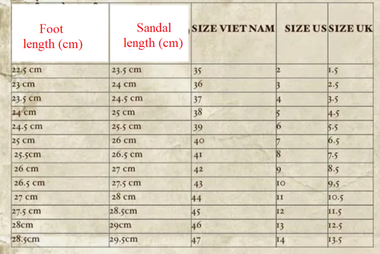 Ho Chi Minh Rubber Sandals - Handmade in Vietnam - Fabric-Lined Tire Sole - Legendary War-Era Heritage Gift