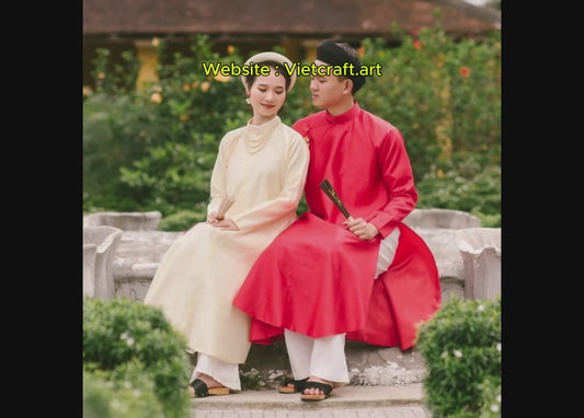 Handmade Vietnamese Wooden Clogs – Traditional Sandals for Ao Dai (Vietnam's National Costume)