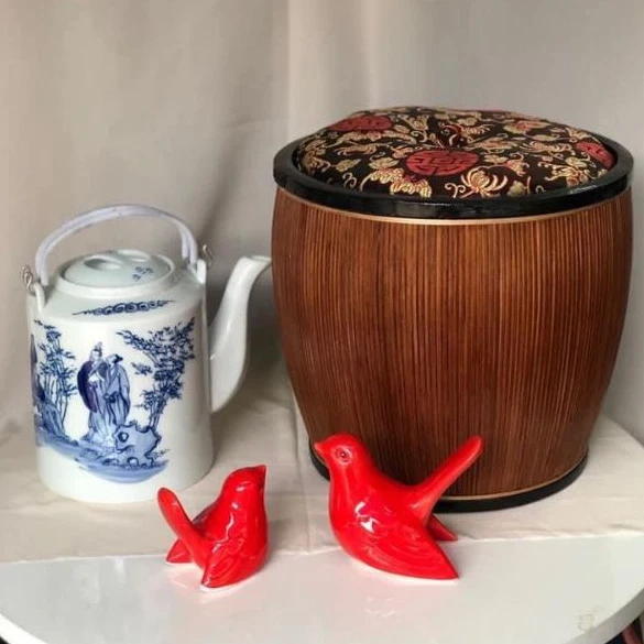 Handcrafted Warm Infusion Basket 1.5L Bat Trang Green Tea And Free Pot Ceramic