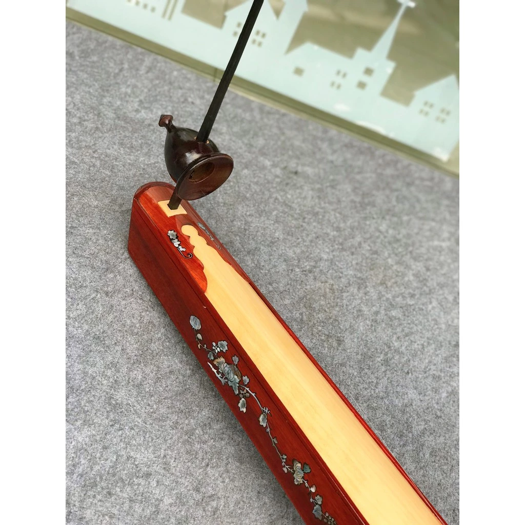 Folding Vietnamese Dan Bau monochord - Traditional musical instrument of Vietnam